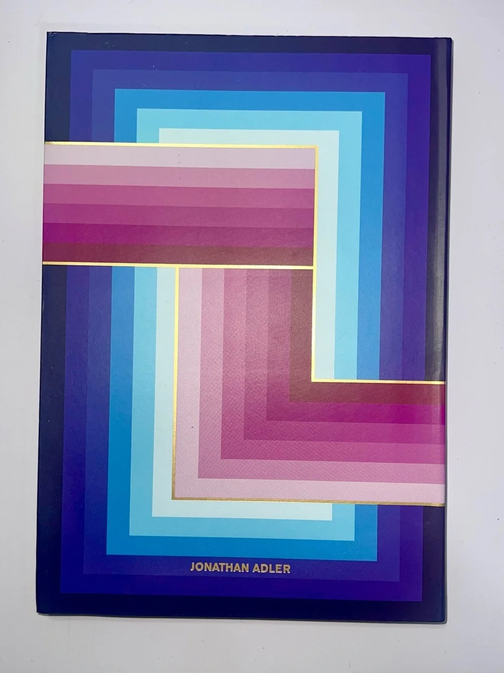 Jonathan Adler Softcover Lined Journal Notebook w/ Stickers & Ribbon Bookmark